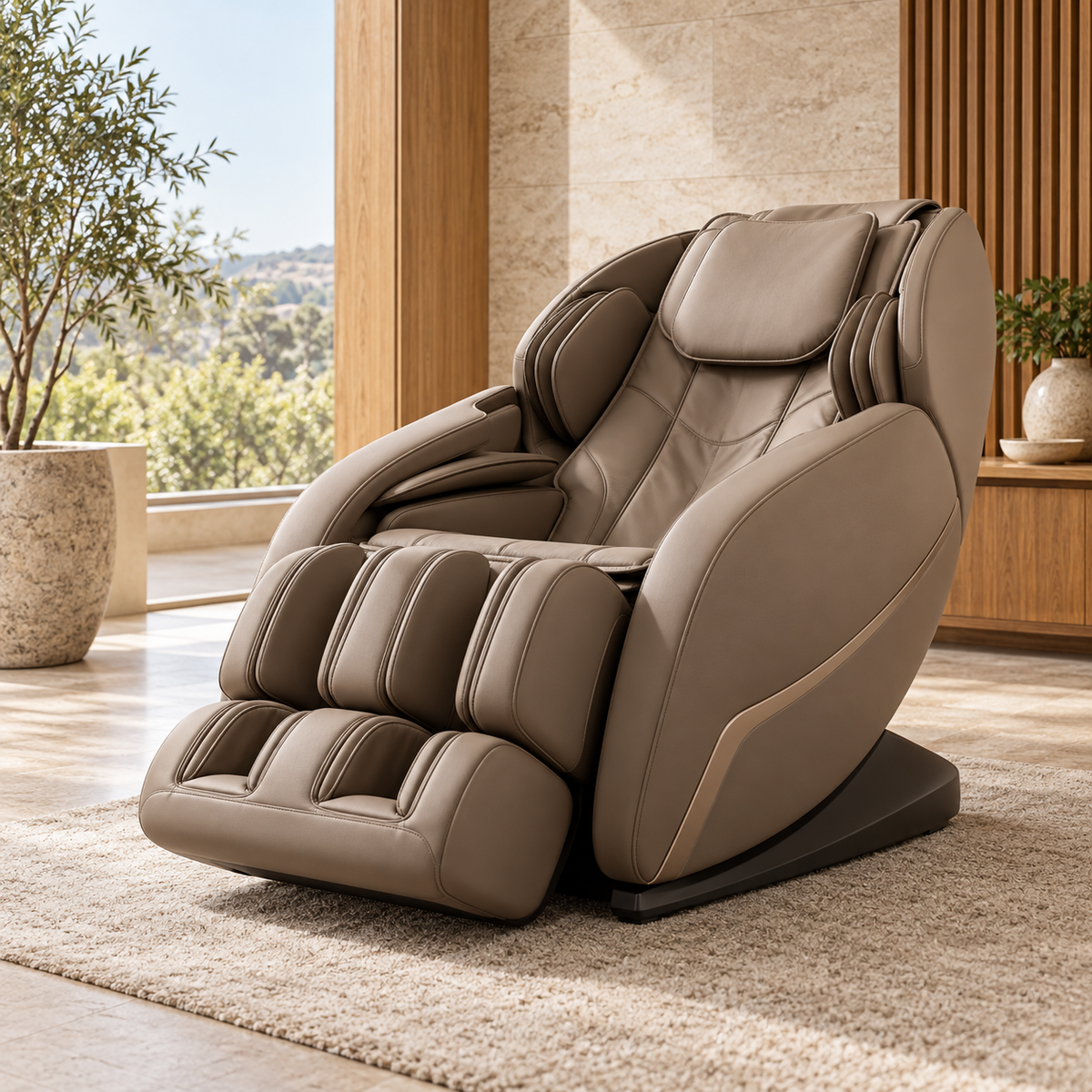 Zero gravity massage chair